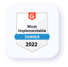 G2 Most Implementable Summer '22